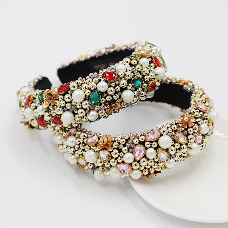 European American Fashion Baroque Headband