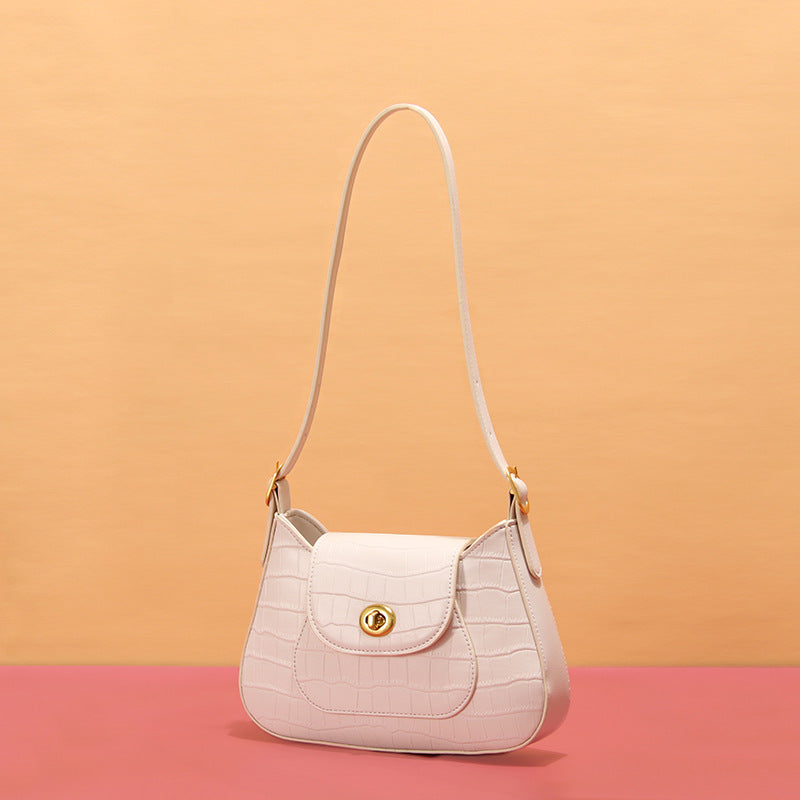 Trendy Crocodile Pattern Shoulder and Handbag 2020