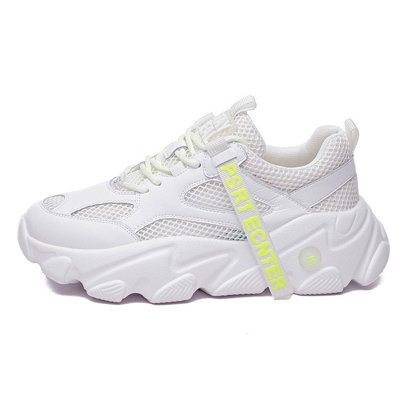 2020 Women's Leather Dad Shoes - Breathable Casual Sneakers