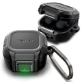 Spigen Lock Fit Designed for Galaxy Buds2 Pro (2022) / Buds 2 (2021) / Buds Pro (2021) / Buds Live (2020) Case with Secure Lock Protection - Matte Black