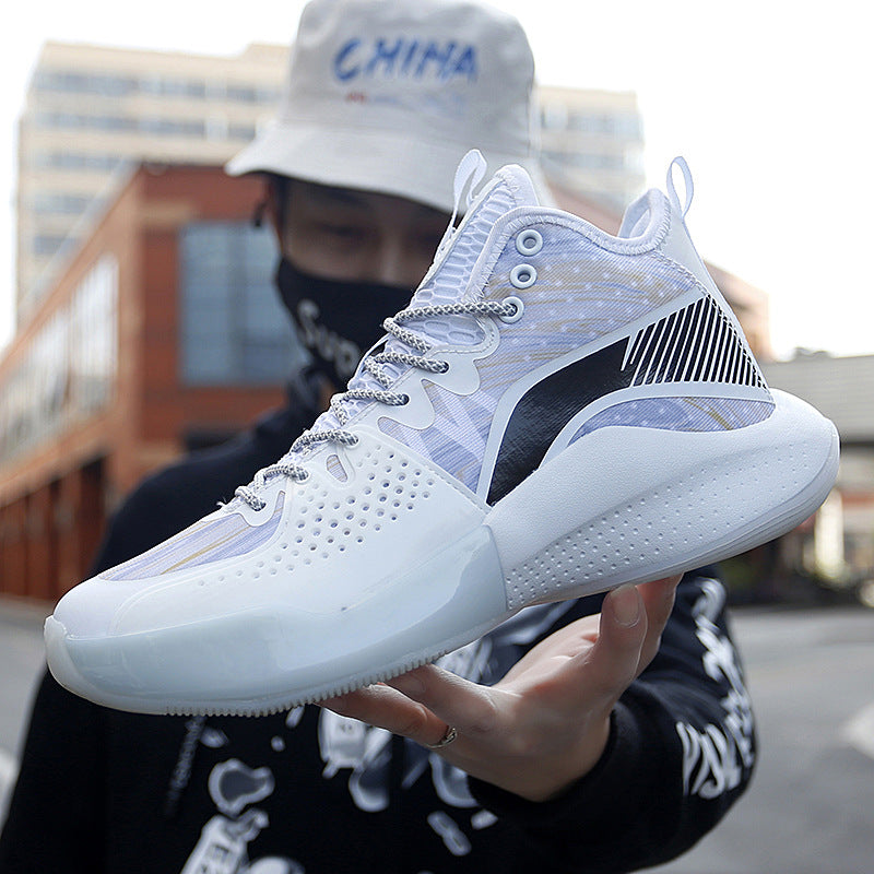Men's Basketball Shoes - Youth Shock Absorbing Sneakers