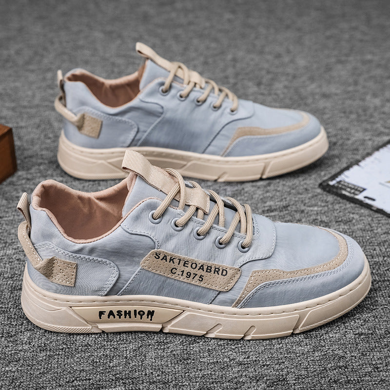 Men's Breathable Casual Lace-Up Sneakers for Outdoor Jogging