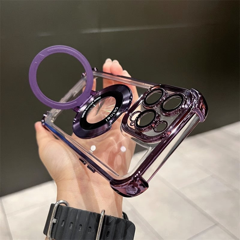 iPhone 15 Pro Max Magnetic Case with Stand Protection