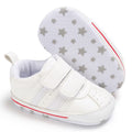 Baby Velcro White Sneakers - Soft Sole Toddler Shoes