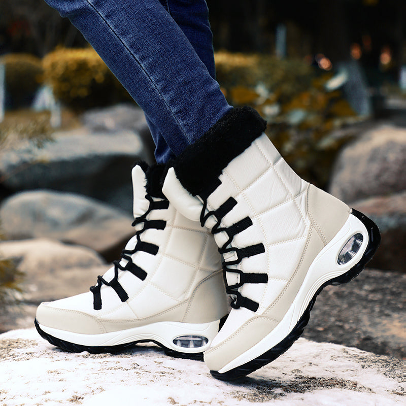 Women's Winter Snow Boots with Thickened Velvet Lining