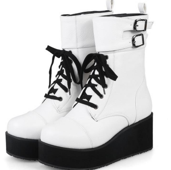 Martin Boots with Thick Sole