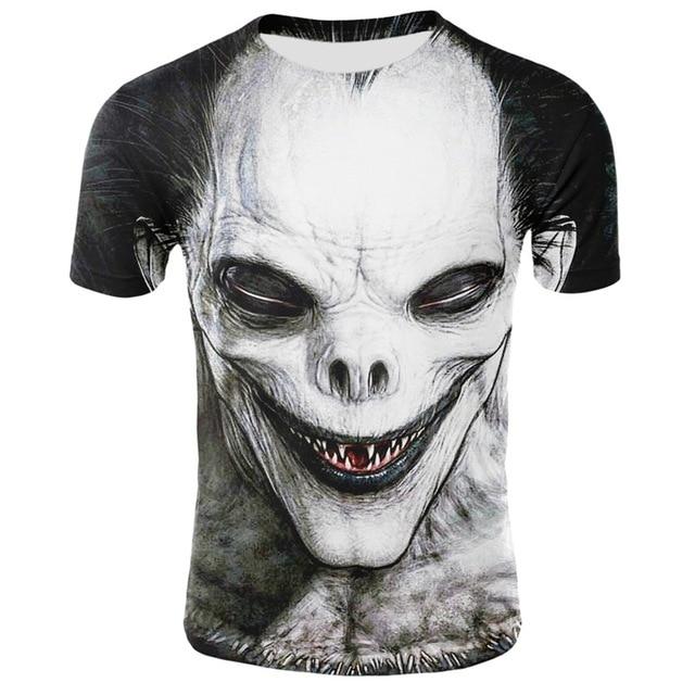 Men's 3D Printed Short Sleeve T-Shirt - Dark Knight Joker