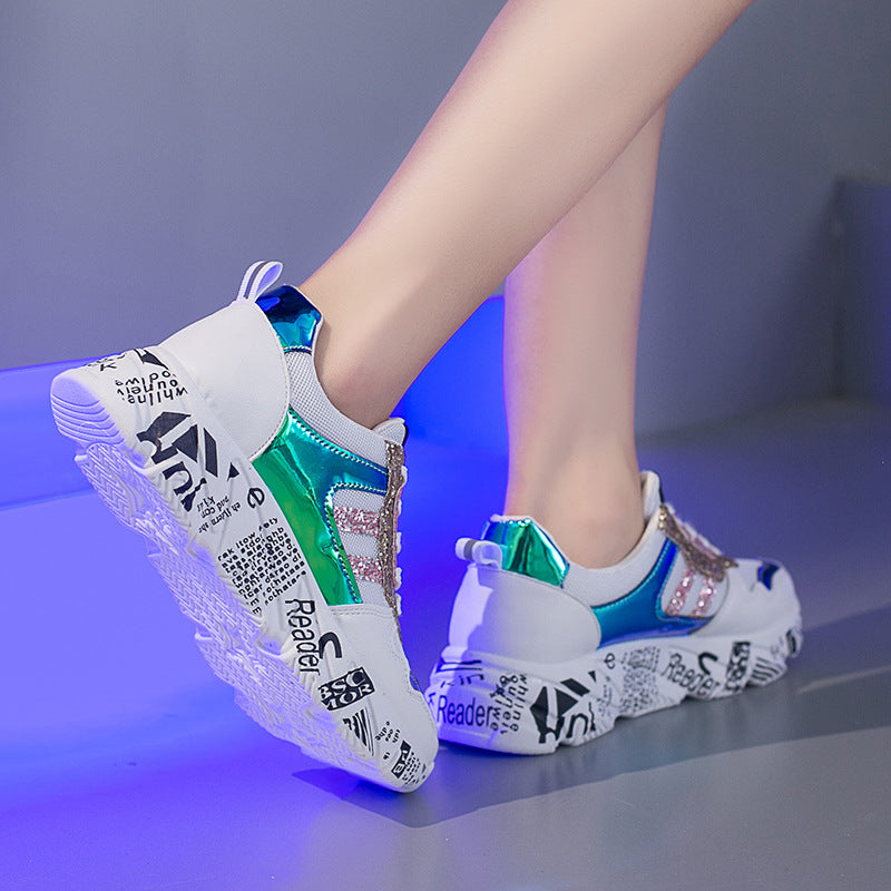 Trendy Women's Breathable Sports Sneakers for Summer