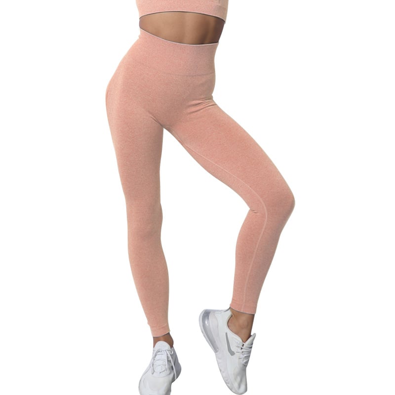 High Waist Elastic Peach Hip Yoga Pants for Women