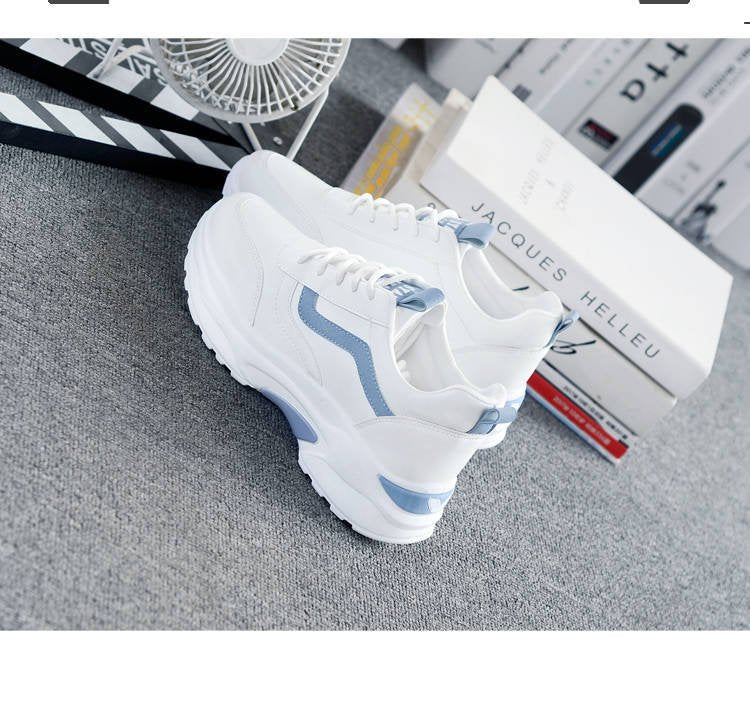 Fashionable Women's White Sneakers - 2020 Korean Style