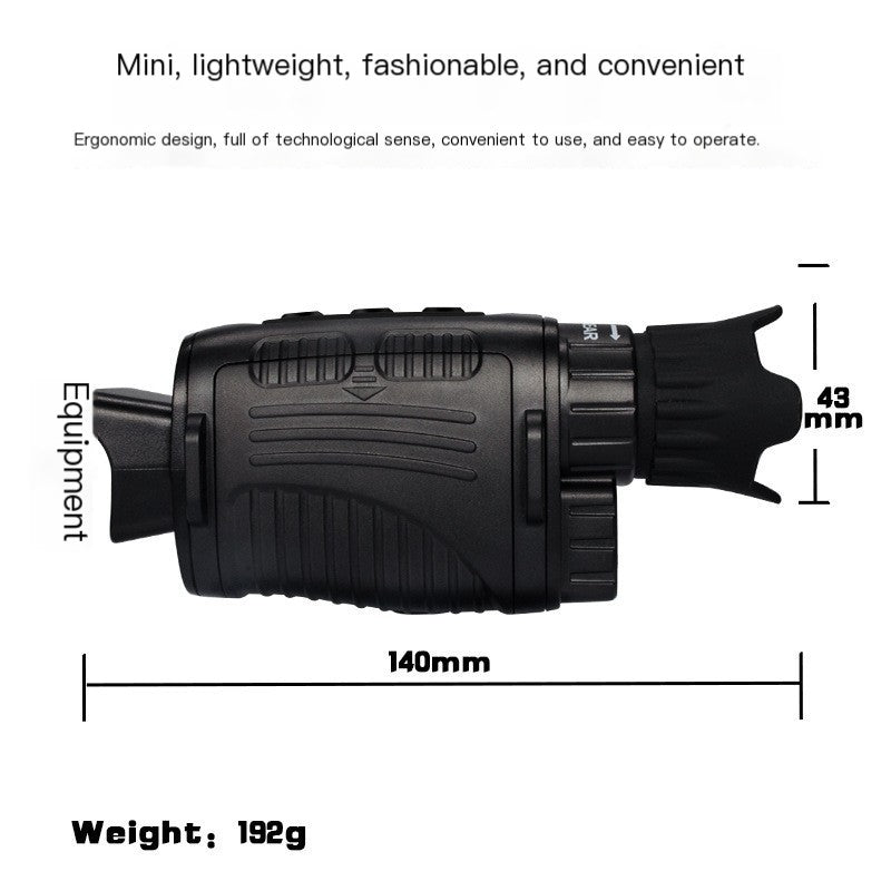 Portable Dual-Use Infrared Night Vision Monocular