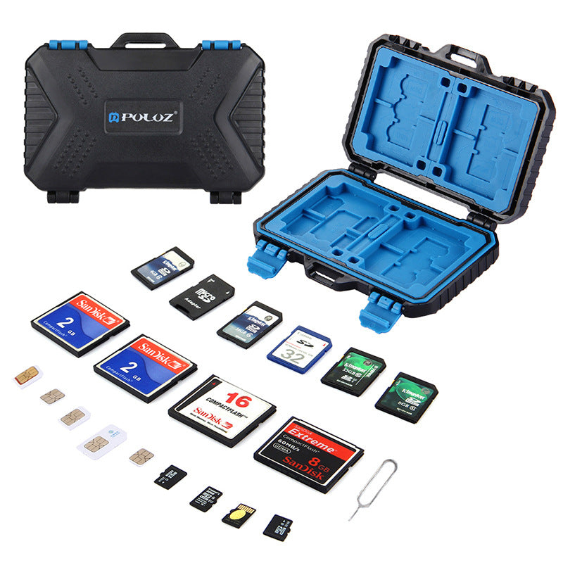 PULUZ Waterproof Memory Card Storage Box for Cameras