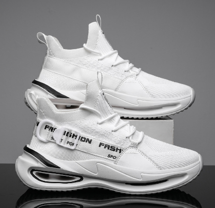 Men's High-Top Black Casual Sports Shoes for Fall 2020
