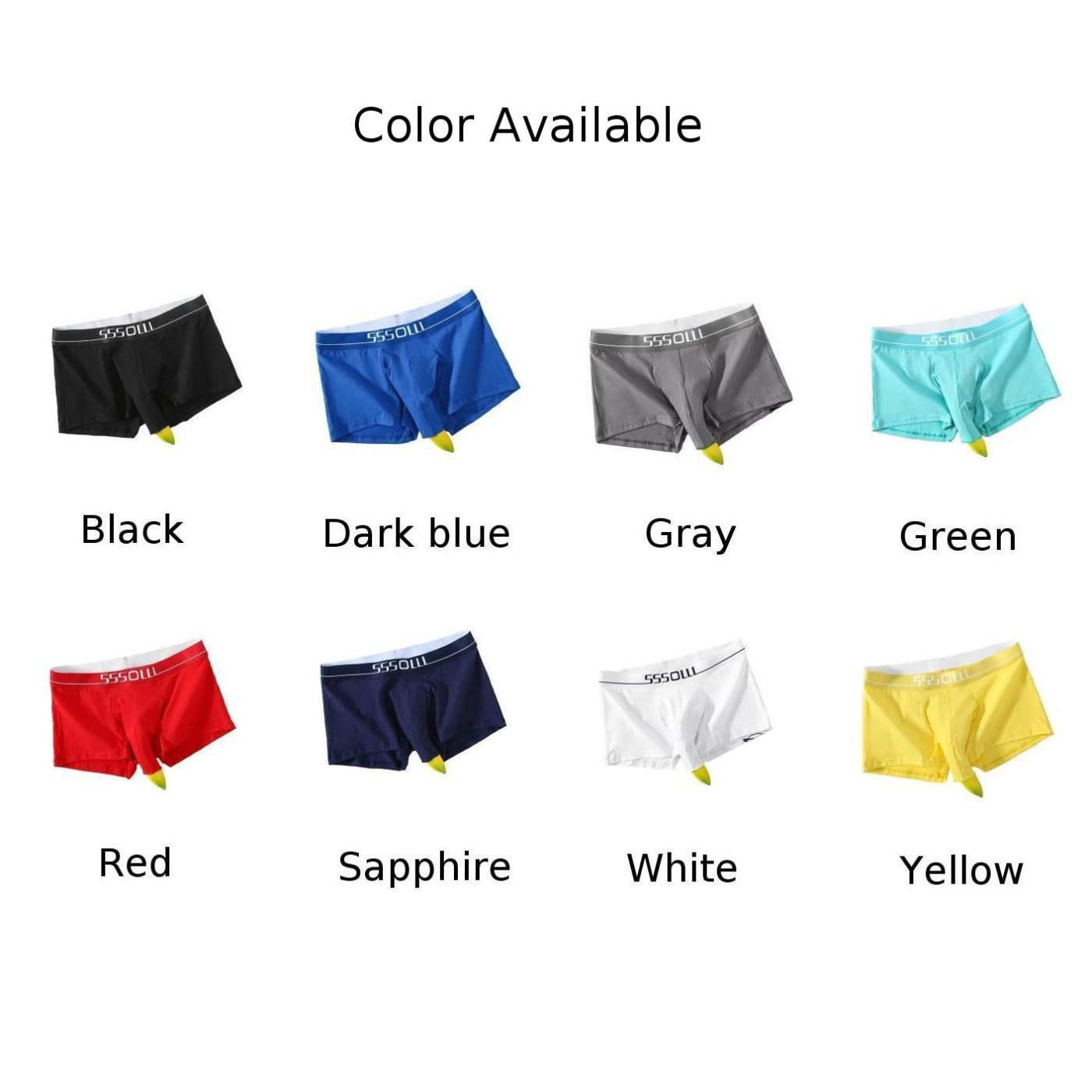 Comfortable Cotton Breathable Elastic Men's Boxer Shorts