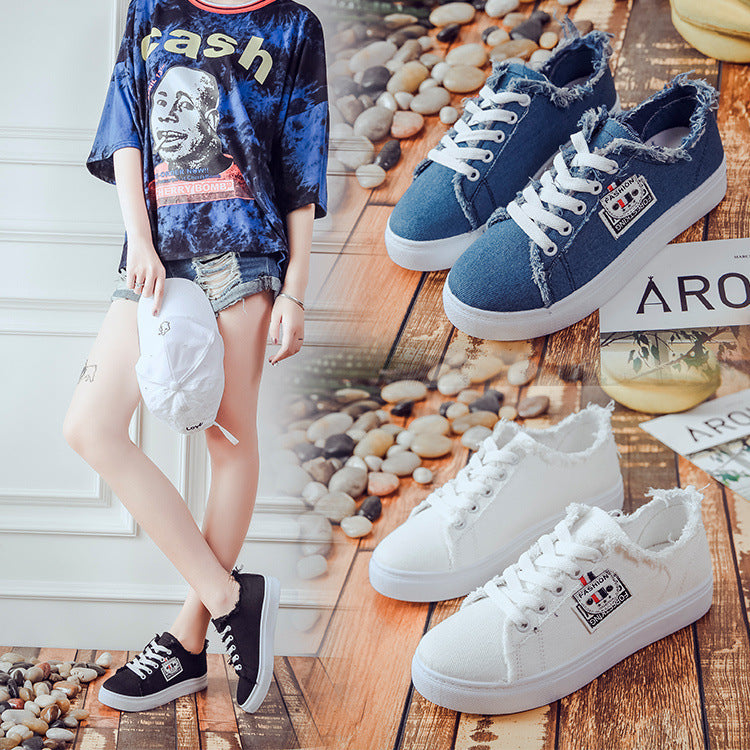 2020 Women's Summer Casual Lace-Up Canvas Sneakers
