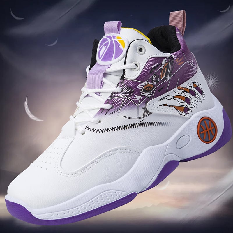 High-Top Breathable Basketball Sneakers