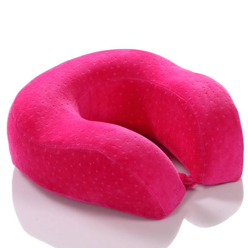 U-shaped Memory Foam Neck Pillow for Travel Support