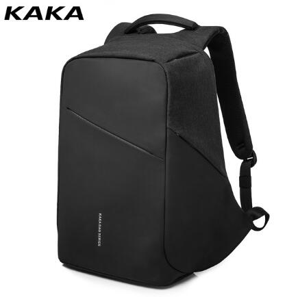 KAKA Men's USB Charging Backpack for 15.6" Laptops