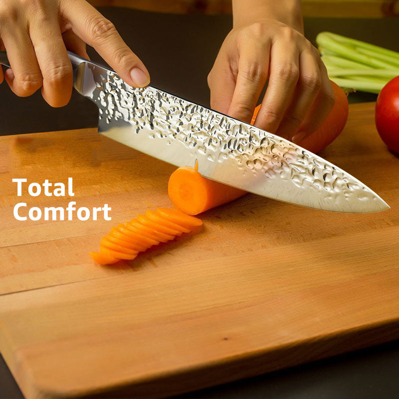 8-Inch Damascus Steel Chef Knife for Sushi & Slicing