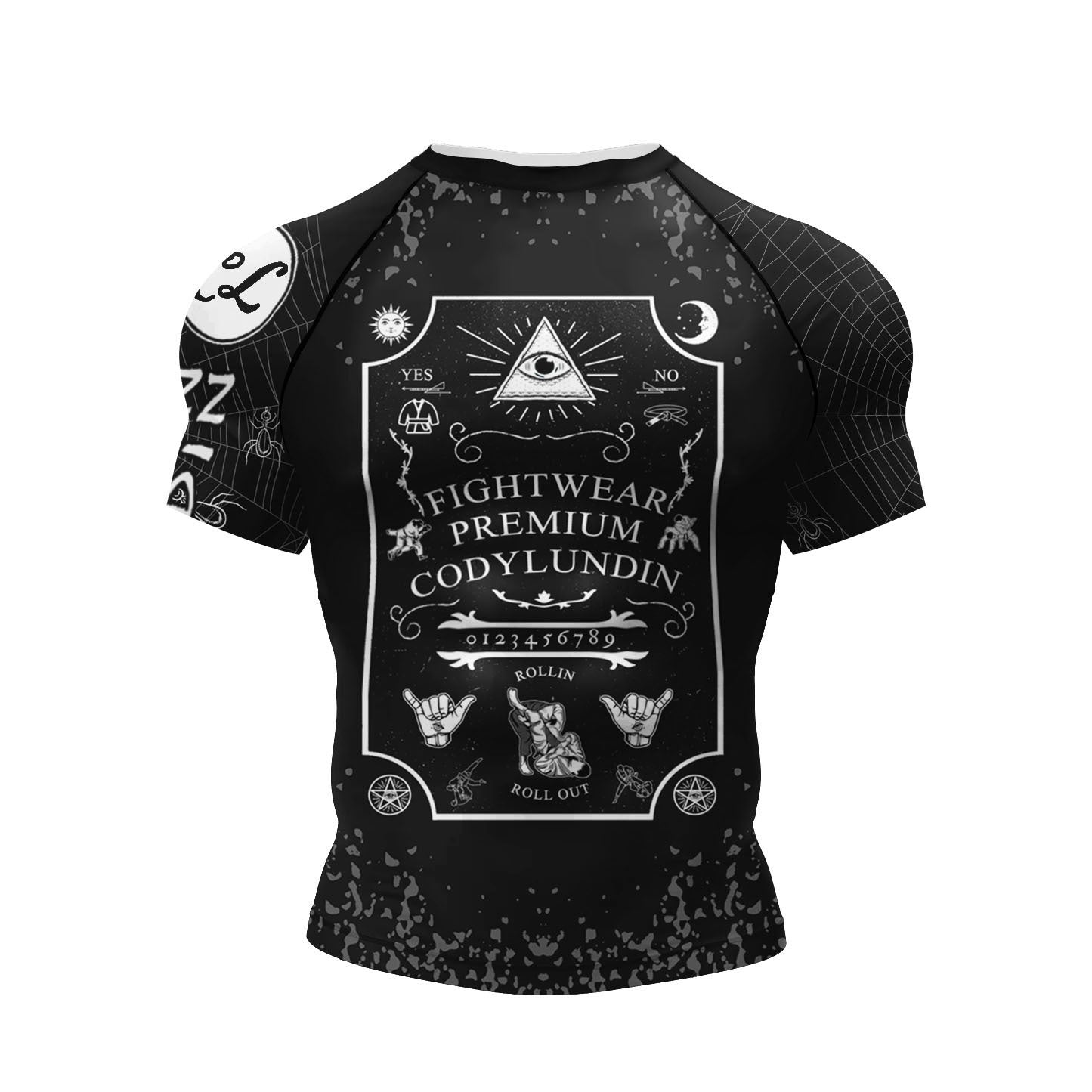 Men's 3D Digital Print Short Sleeve Athletic T-Shirt