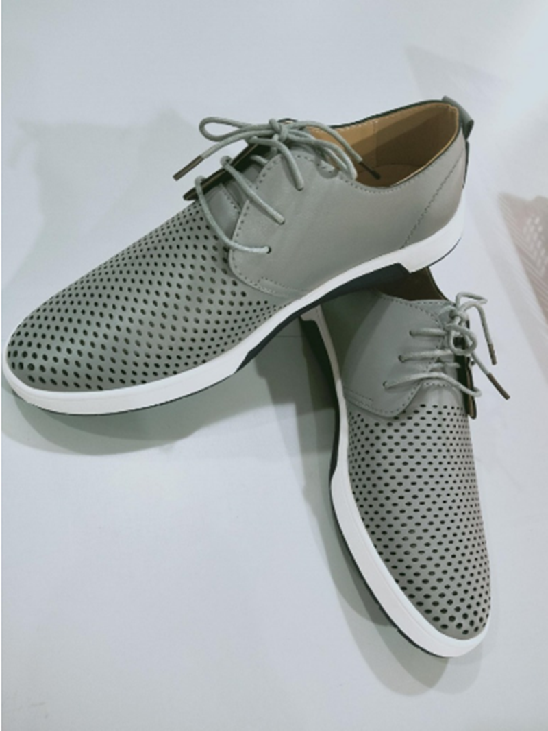Men's Black Leather Business Formal Work Shoes