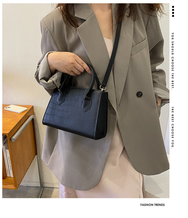 Toutou2020 Designer Crocodile Pattern Shoulder Bag