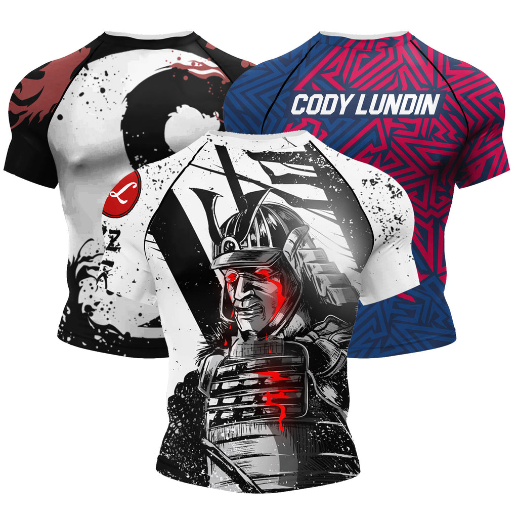 Men's 3D Digital Print Short Sleeve Athletic T-Shirt