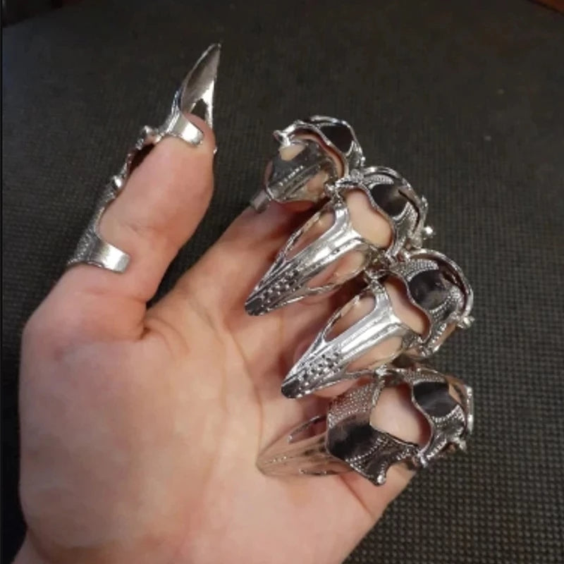 Universal Metal Vintage Armor Joint Ring for All Genders