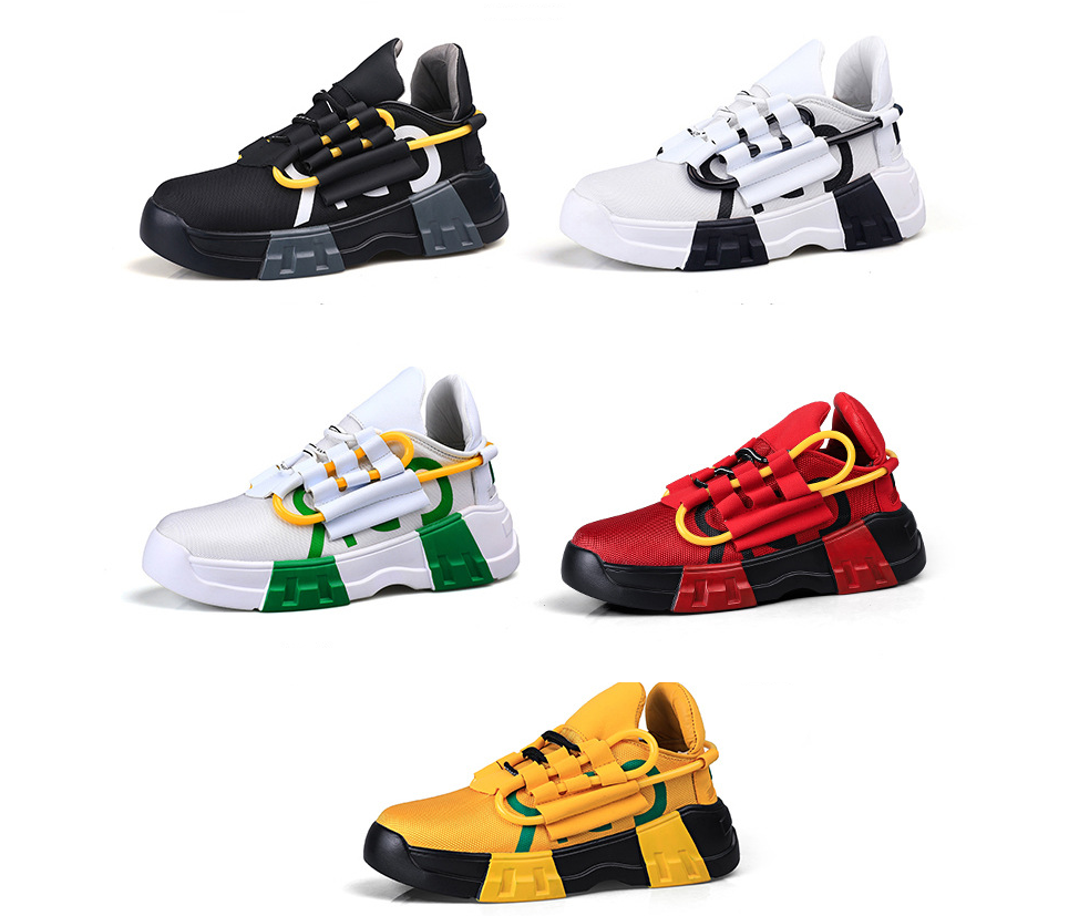 Versatile Thick Sole Dad Sneakers for Casual Wear