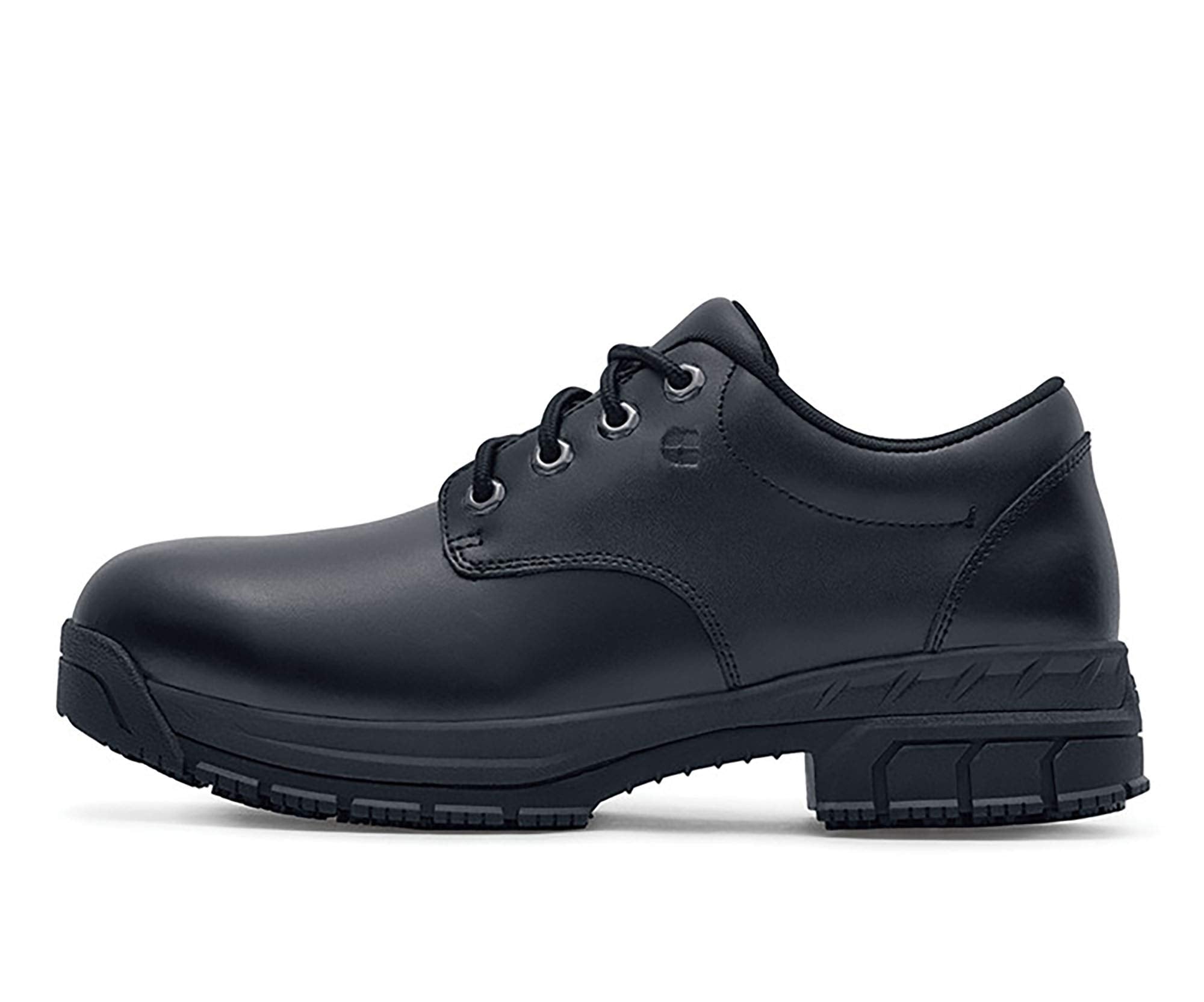 Shoes for Crews Cade Mens Steel Toe (ST) Work Shoes Slip Resistant Water Resistant Black Size 14 Wide