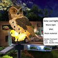Solar Powered LED Owl Garden Lamps - Waterproof Decor