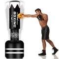 YORWHIN 71 Standing Punching Bag for Adults Heavy Bag Boxing Bag with Stand Upgrated Raise Base Kicking Bag Muay Thai Bag for Training MMA Taekwondo Fitness black