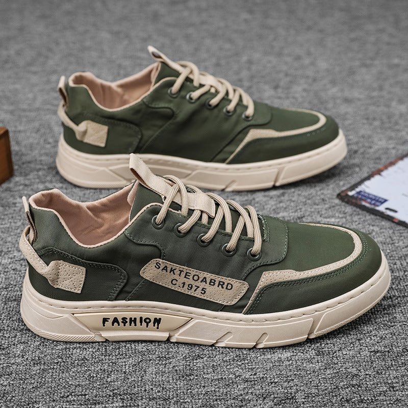 Men's Breathable Casual Lace-Up Sneakers for Outdoor Jogging