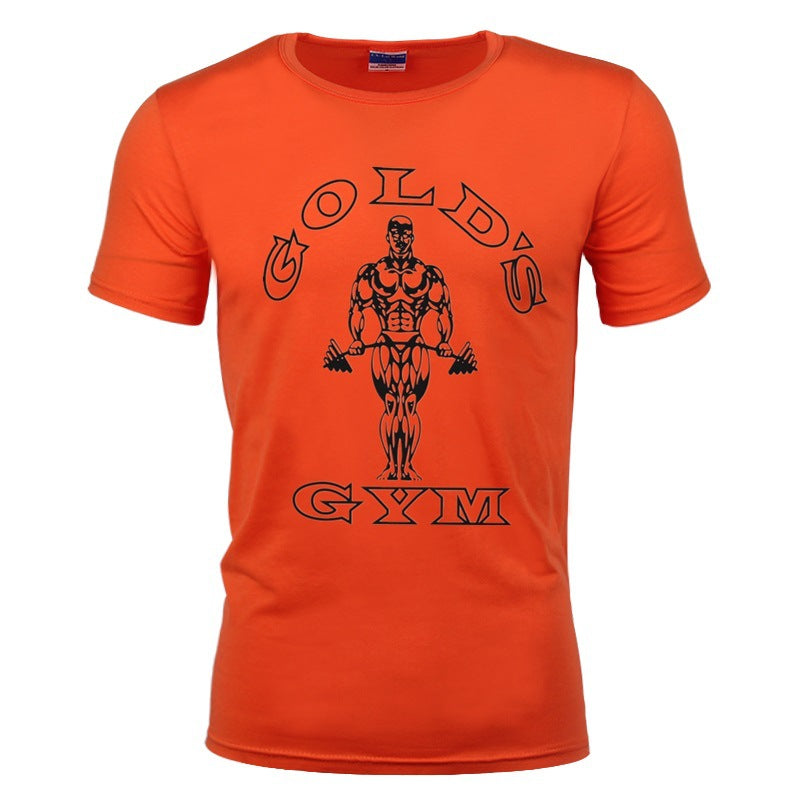Men's Cotton Muscle Short Sleeve Gym Workout T-Shirt
