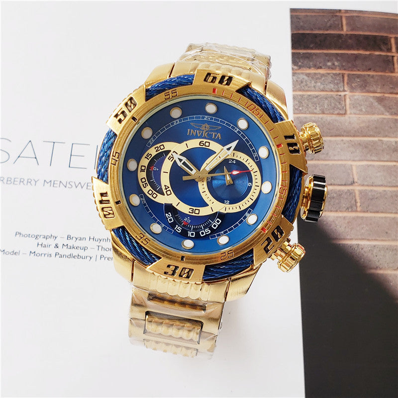 2019 Invicta Men's Quartz Watch with Steel Band