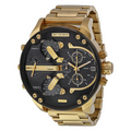 DZ Men's Quartz Steel Band Watch with Large Dial
