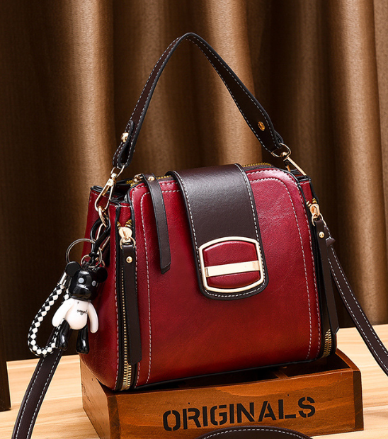 Vintage Crocodile Pattern Shoulder Tote Bag