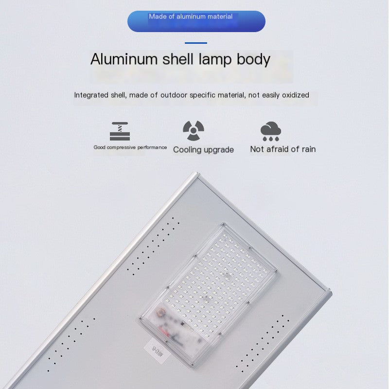 Integrated Solar Street Light with Motion Sensor