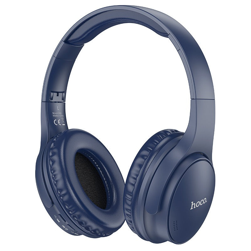 Foldable Wireless BT Headphones with Microphone and Bass
