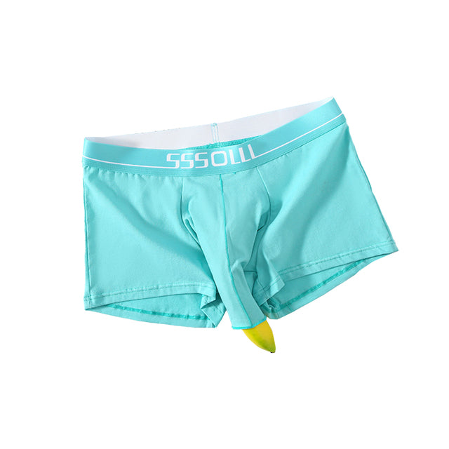 Comfortable Cotton Breathable Elastic Men's Boxer Shorts