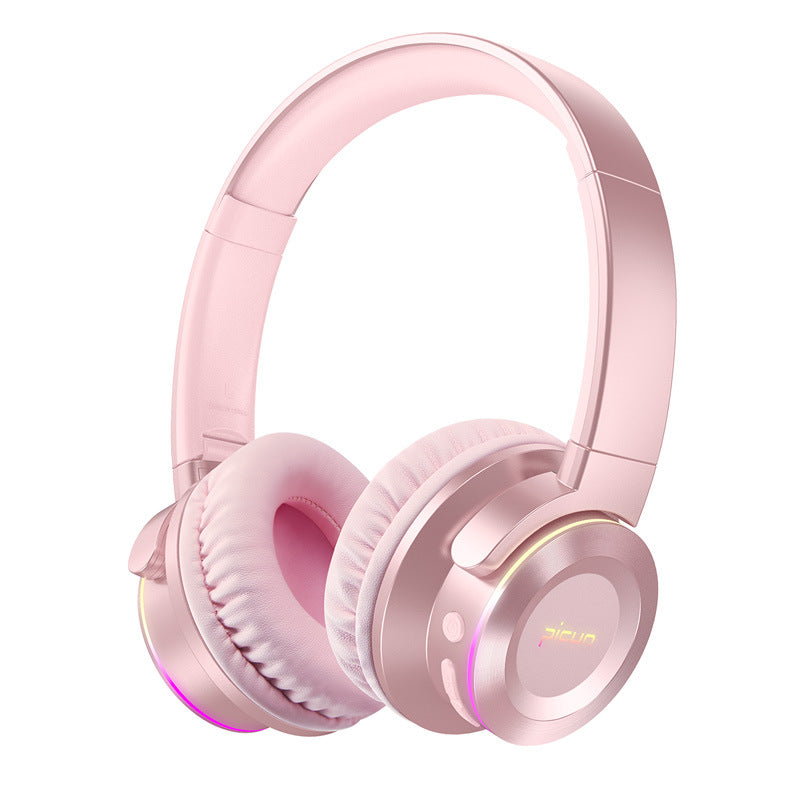 LED Headphones with Bluetooth and Deep Bass Sound