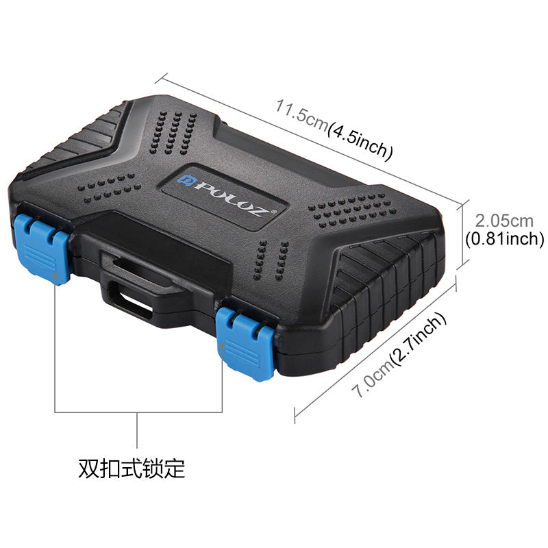PULUZ Waterproof Memory Card Storage Box for Cameras