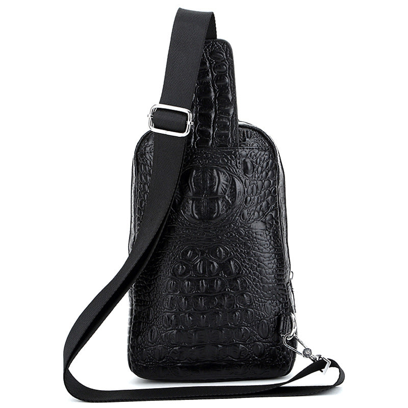 Crocodile Pattern Shoulder Crossbody Bag