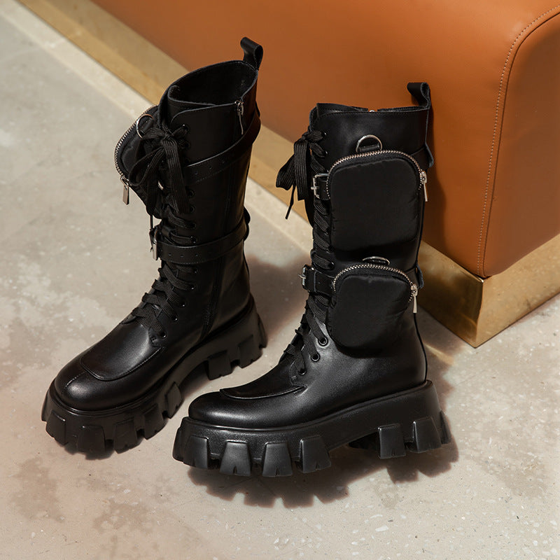 2020 New Autumn Winter Chunky Sole Martin Boots